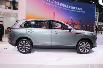 2025广州车展实拍：红旗HS6 PHEV